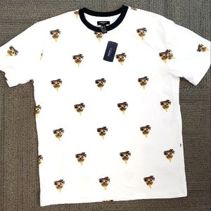 New NWT Forever 21 Urban Dog Motif Tee Mens Sz S